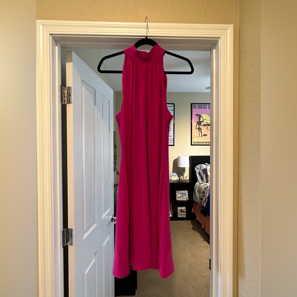 American Living Dress in Fuchsia with mock neck Size 16